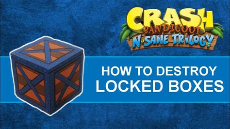 how to destroy metal boxes in crash bandicoot|crash bandicoot smash box surprise.